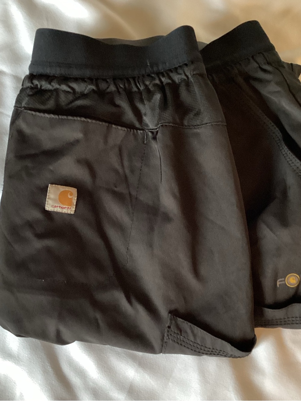 Carhartt Force Liberty Scrub Joggers Womens Medium M Black C54106 Cargo Pants